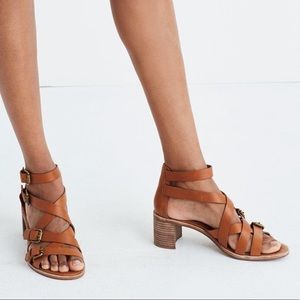 Madewell Talisa buckle block heeled sandal